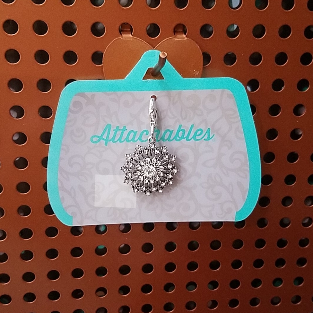 Snowflake purse charm